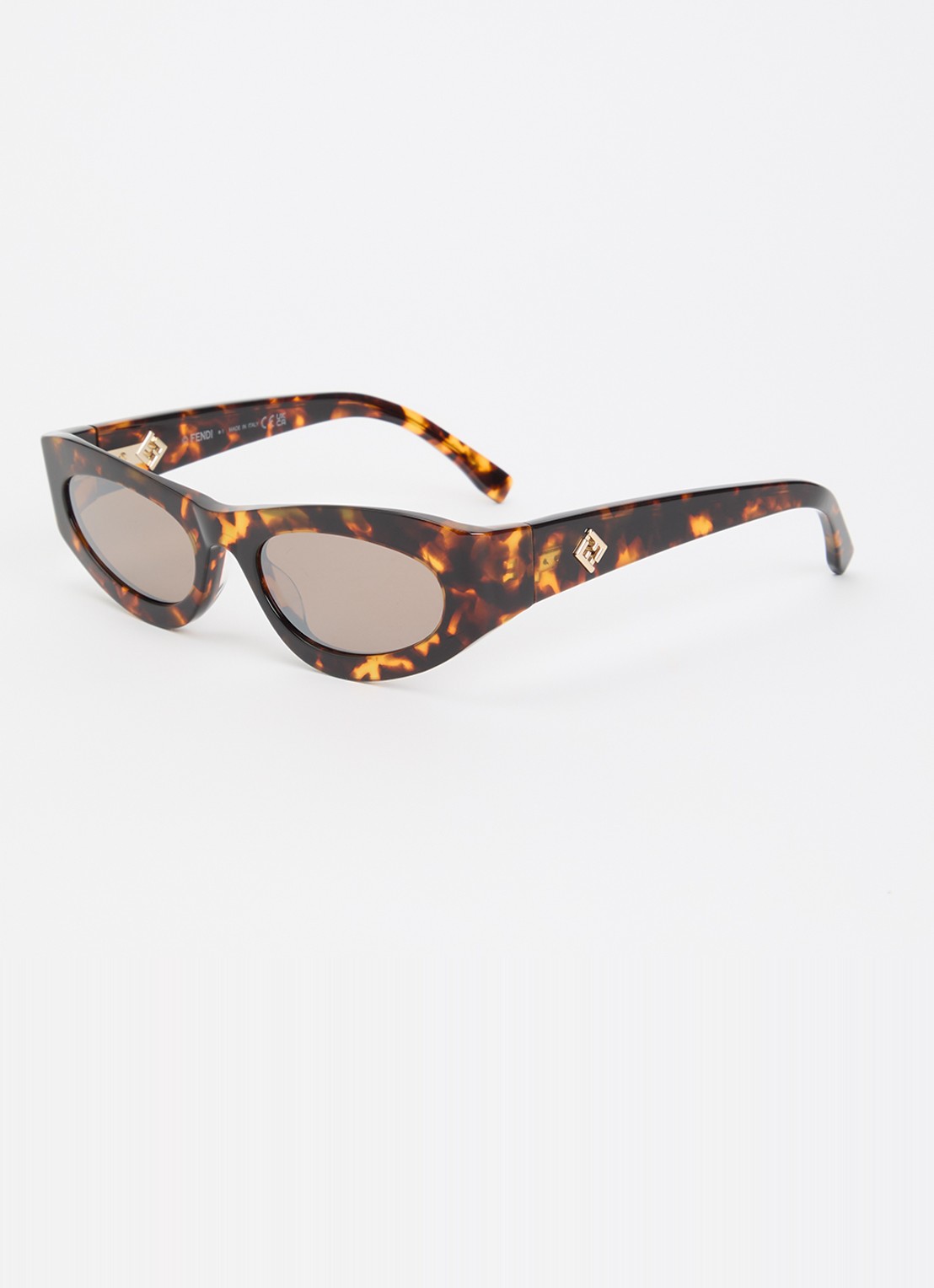 Fendi FF Diamonds zonnebril FN000961 - voorkant 4 donkerbruin