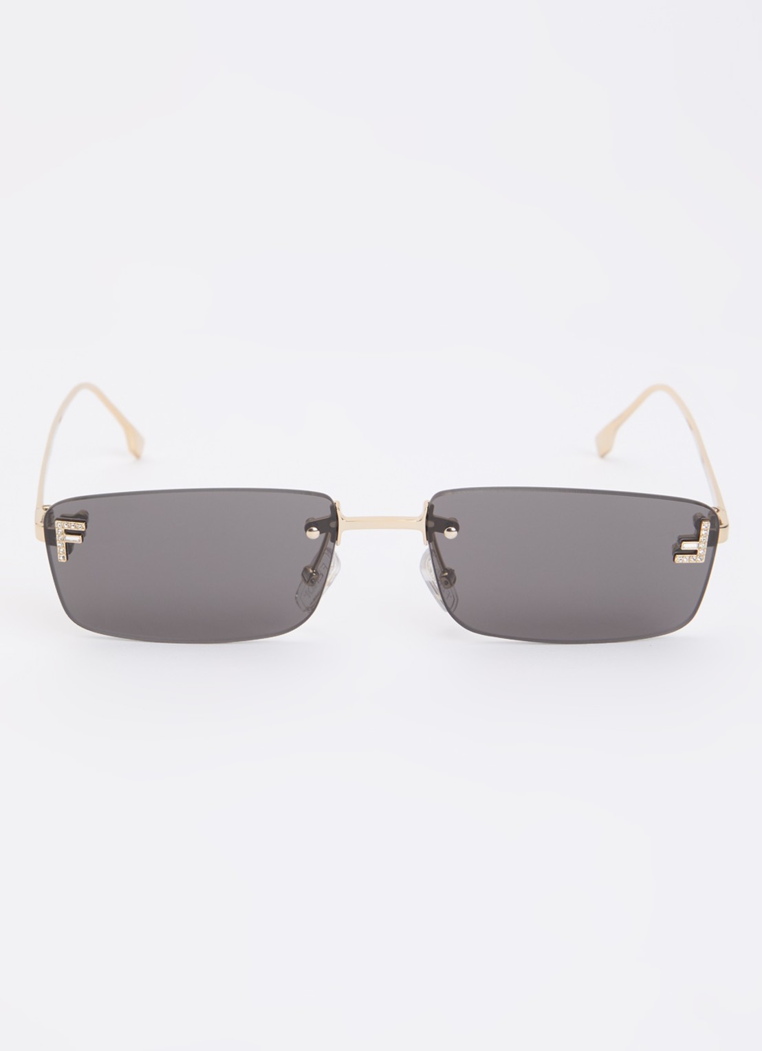 Fendi First Crystal zonnebril FE4172US - detail 2 goud