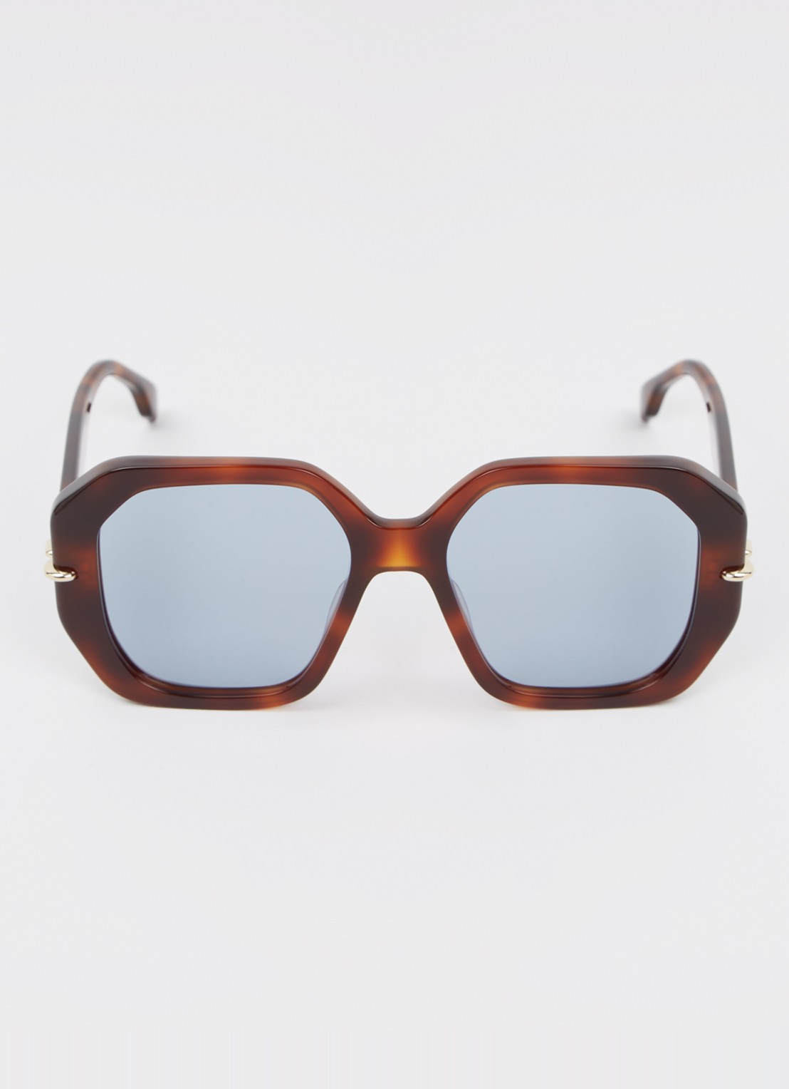 Fendi Piloten zonnebril FN000926 - detail kastanjebruin