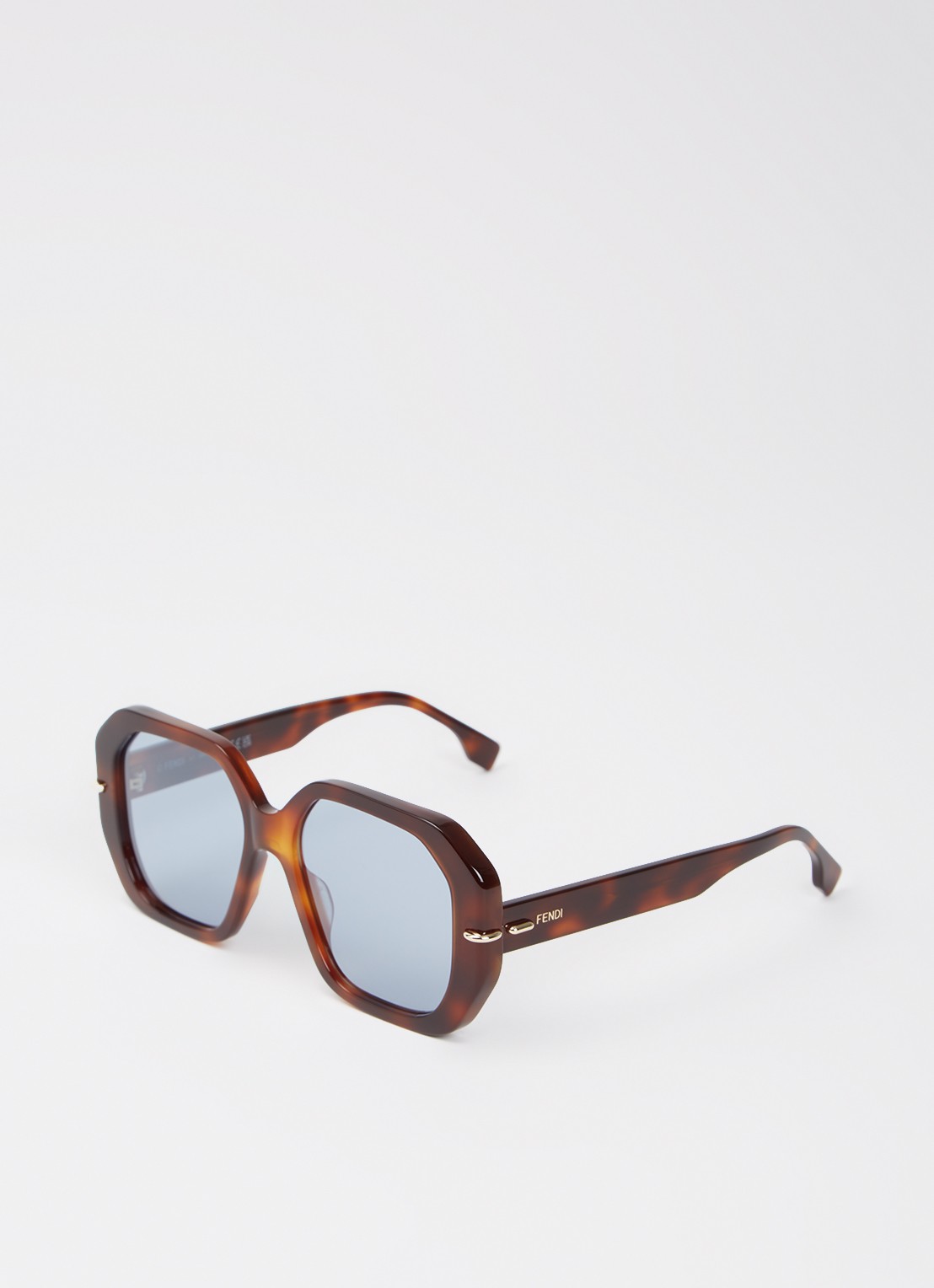 Fendi Piloten zonnebril FN000926 - voorkant 4 kastanjebruin
