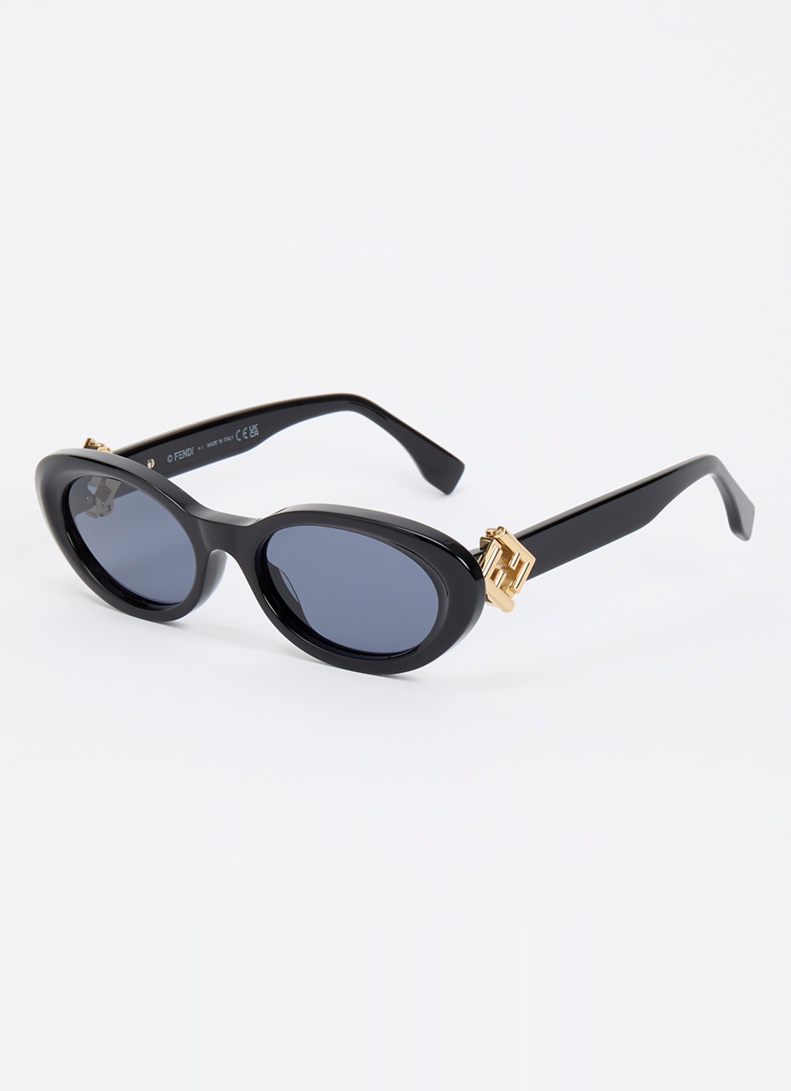 Fendi Retro zonnebril FE40140U - voorkant zwart