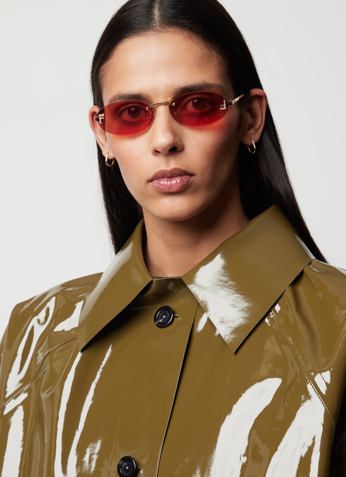 Fendi Retro zonnebril FN000647  - voorkant 2 goud