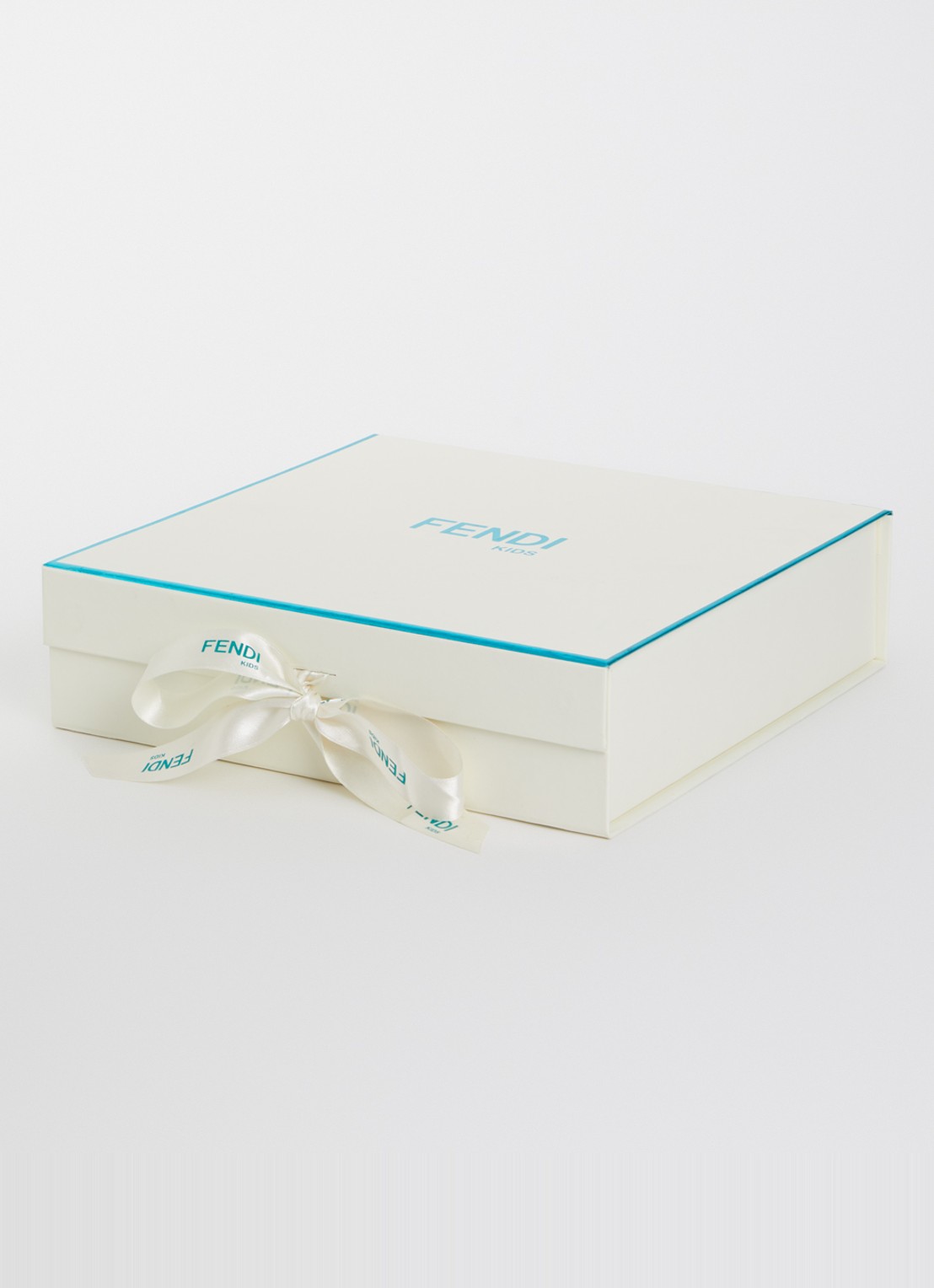 Fendi Set van babypak met muts en slab in giftbox 3-delig - detail 3 gebroken wit