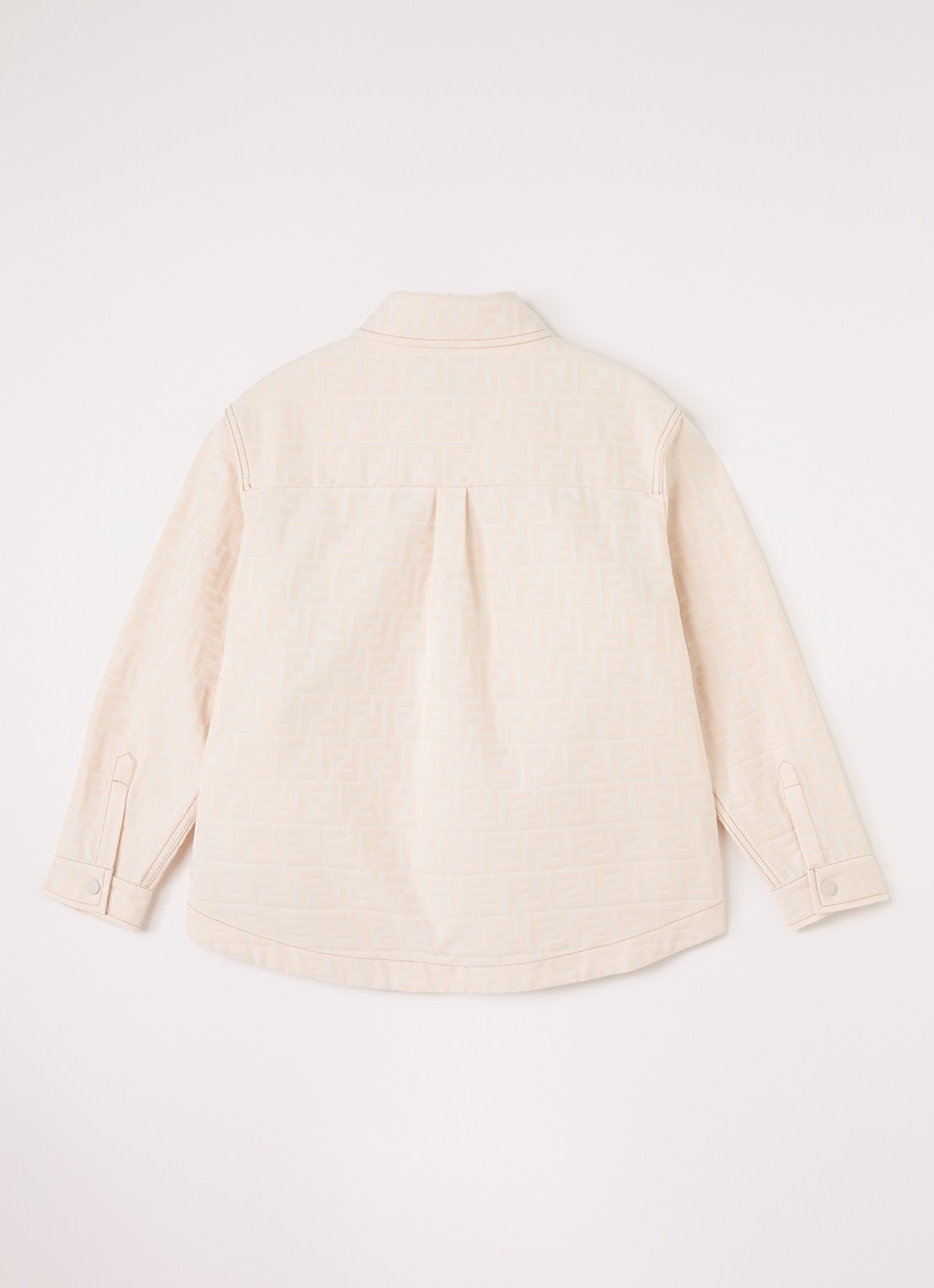 Fendi Spijkerjas met borst- en steekzakken - achterkant 3 beige
