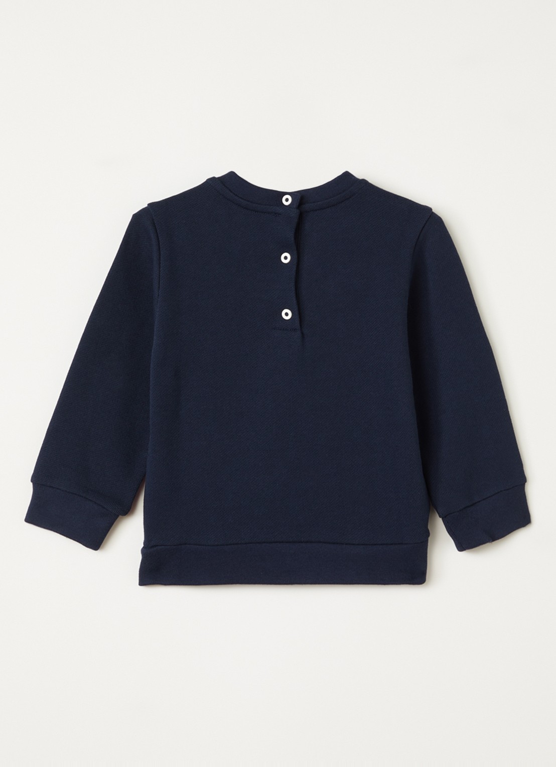 Fendi Sweater met logo - voorkant 2 donkerblauw