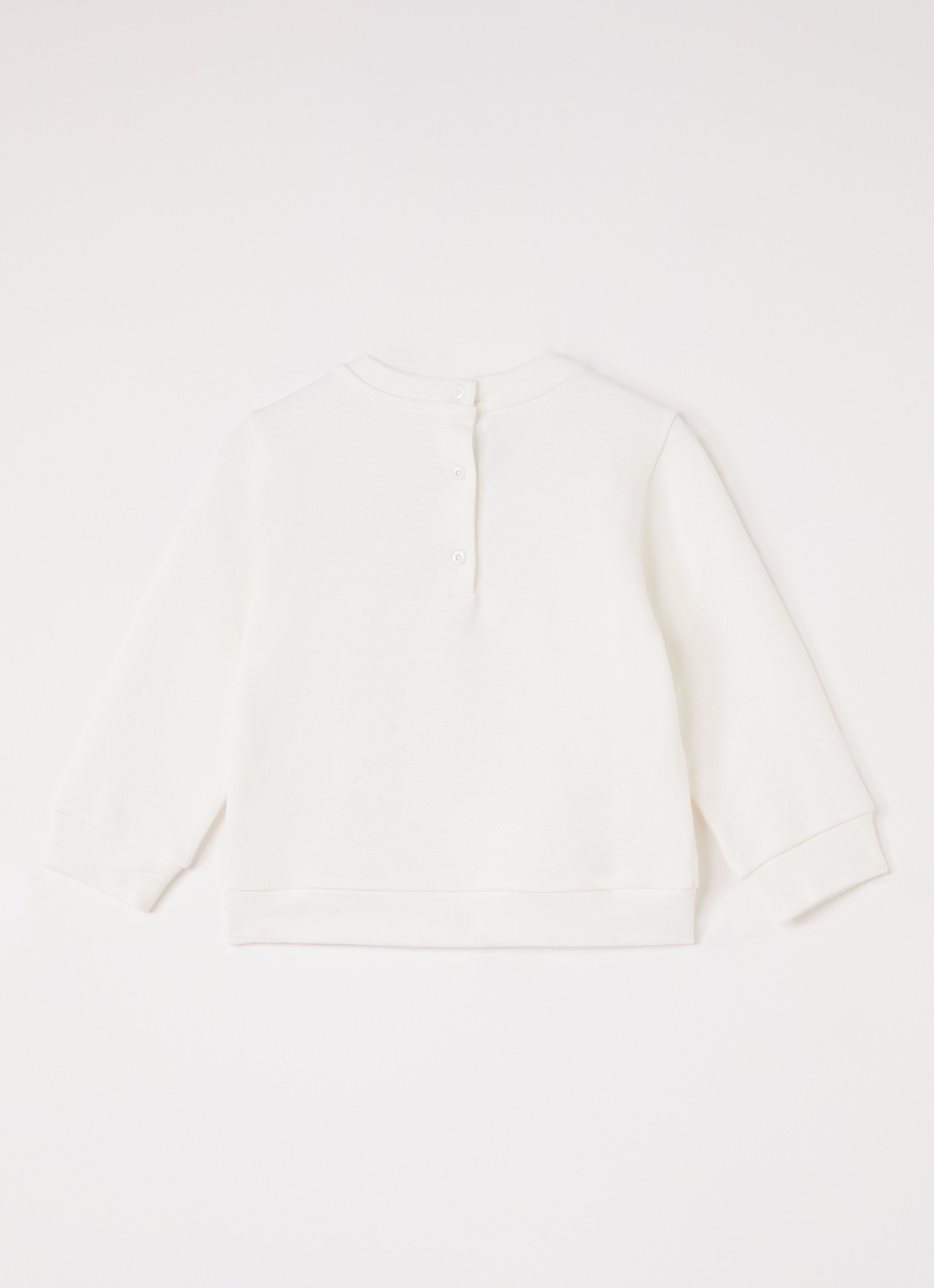 Fendi Sweater met logoprint - voorkant 2 wit