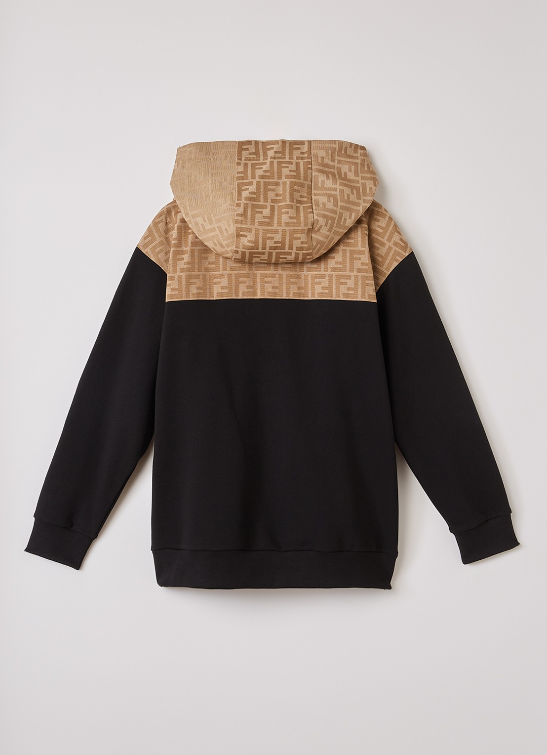 Fendi Sweatvest met logoprint - achterkant zwart