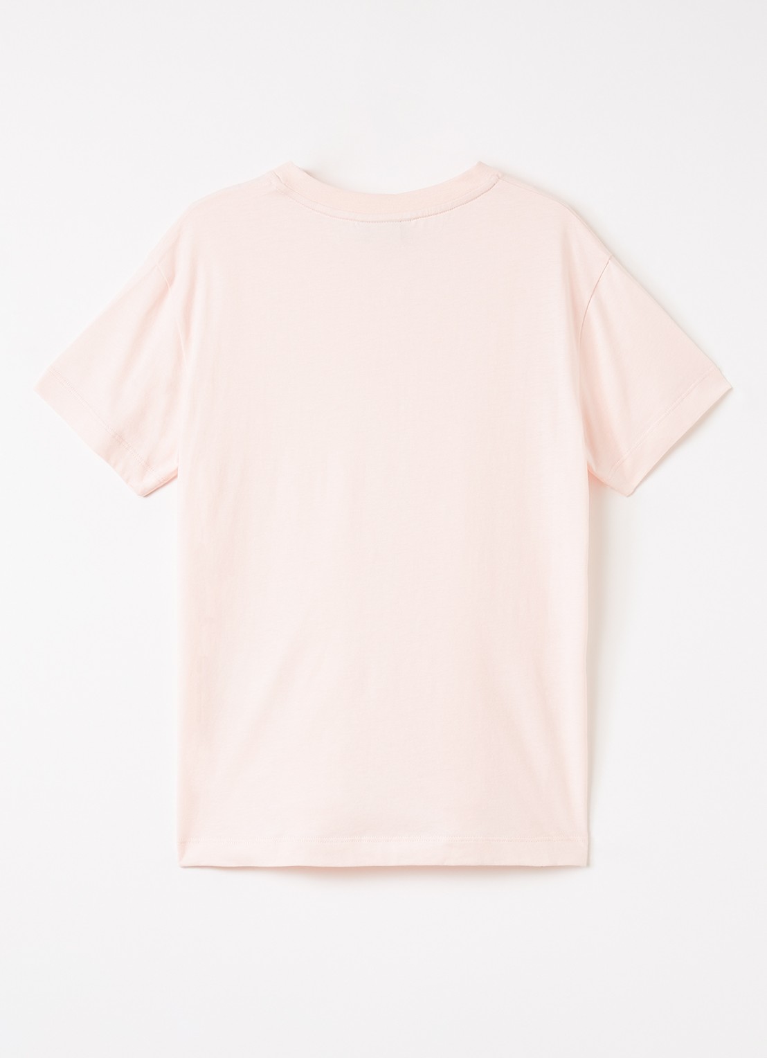 Fendi T-shirt met 3D logoprint - voorkant 2 lichtroze