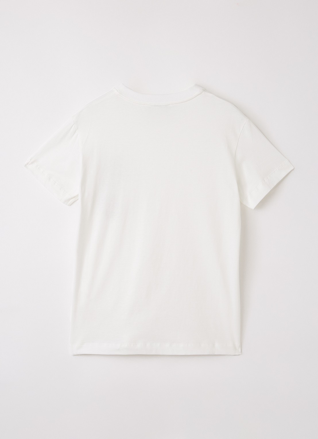 Fendi T-shirt met logoprint - voorkant 2 gebroken wit