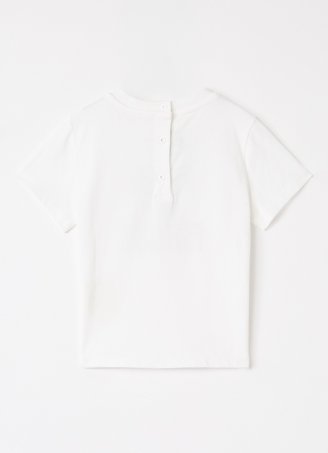 Fendi T-shirt met logoprint - voorkant 2 gebroken wit