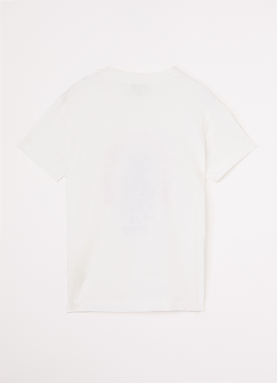 Fendi T-shirt met print - voorkant 2 wit