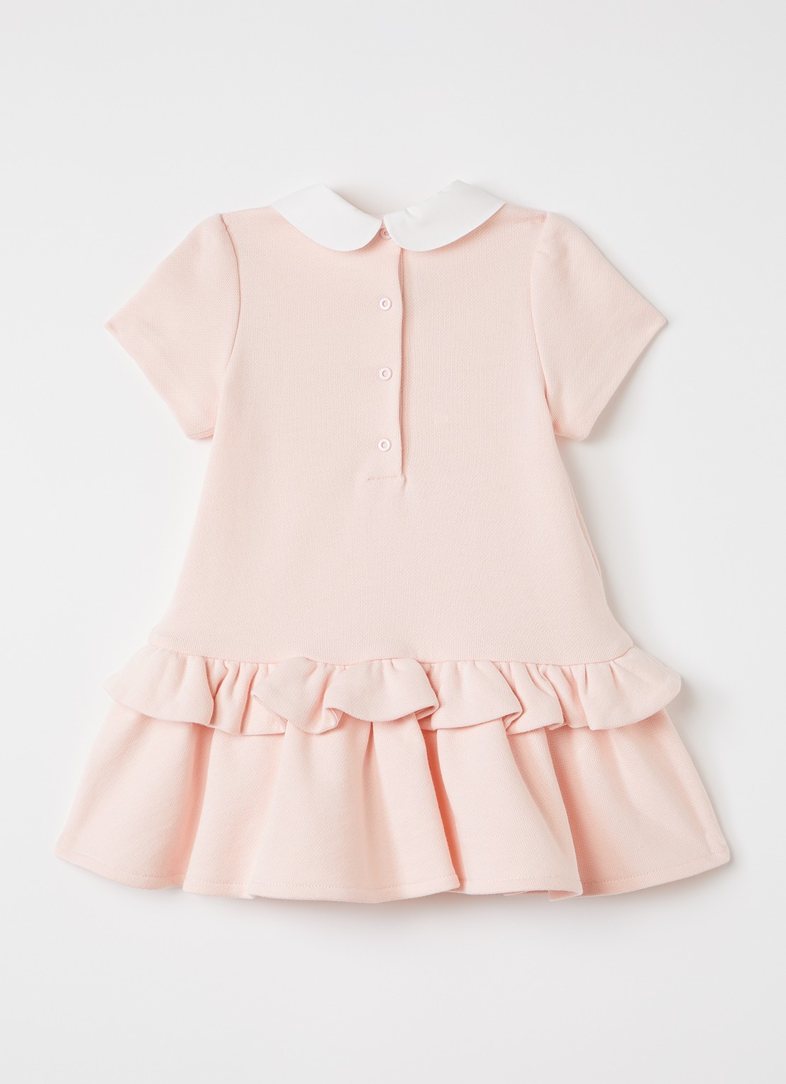 Fendi Trui-jurk met logo - voorkant 3 zalmroze