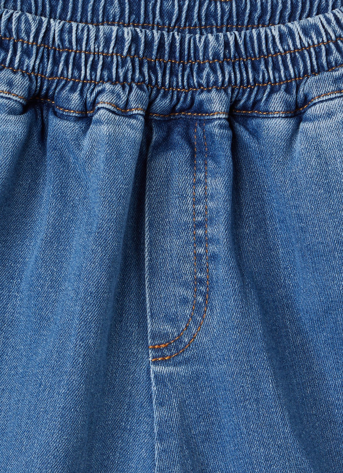 Fendi Wide leg jeans met logoprint - detail 3 indigo