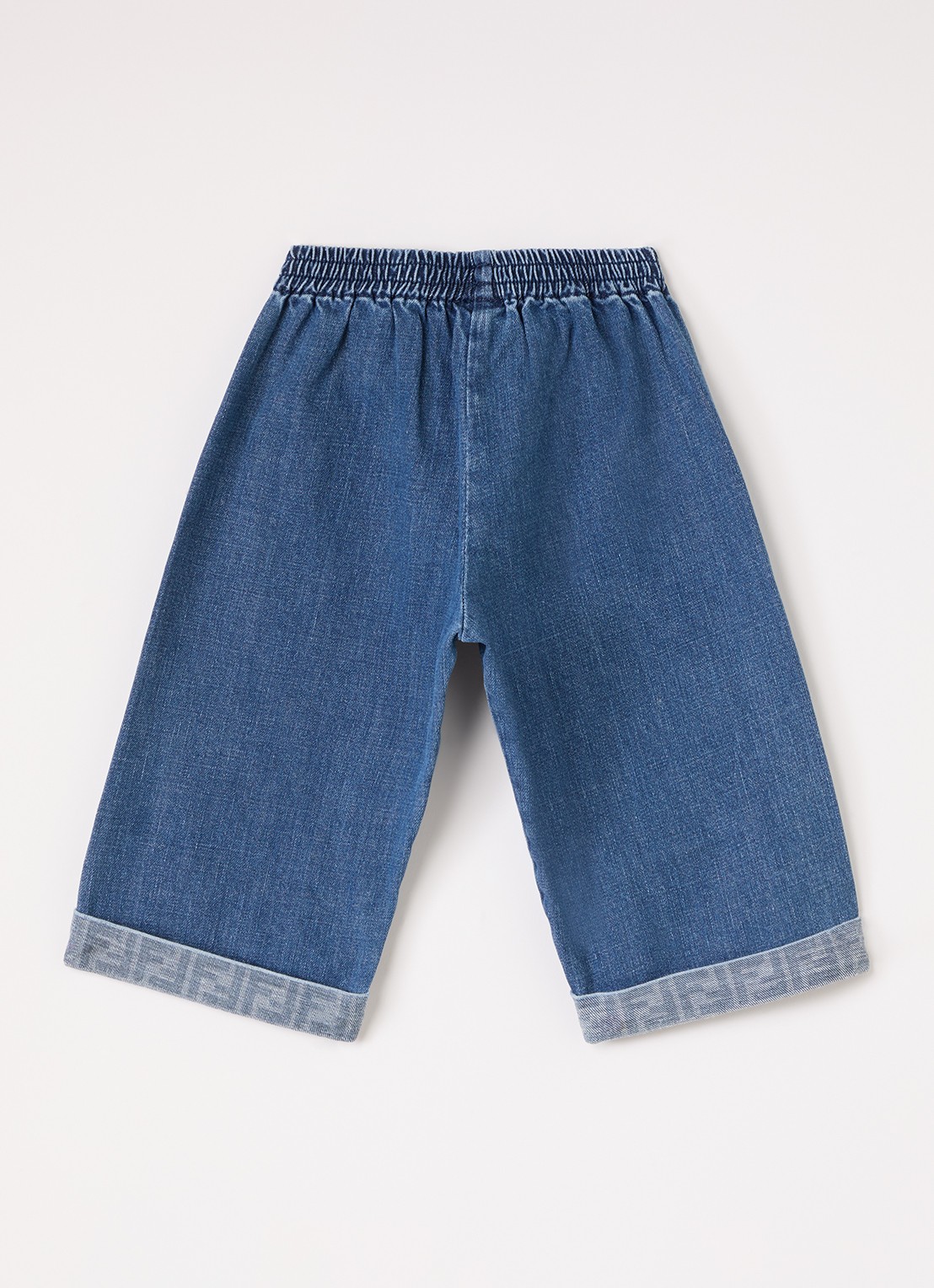 Fendi Wide leg jeans met medium wassing - voorkant 2 jeans