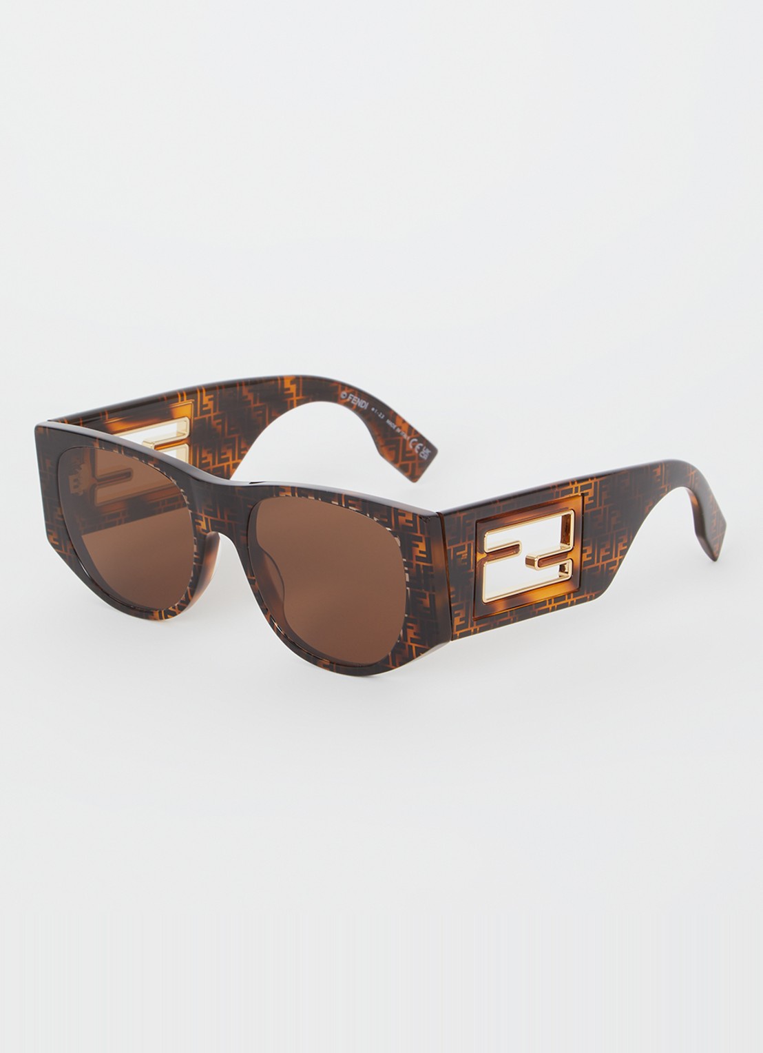 Fendi Zonnebril FE40109I - voorkant 4 bruin