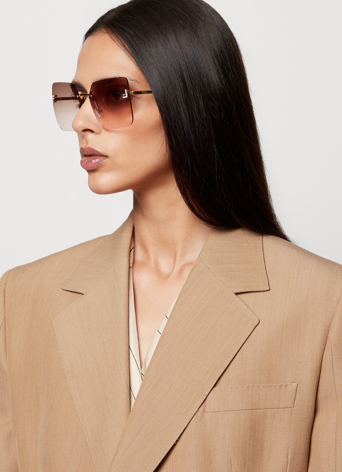 Fendi Zonnebril FN000672 - voorkant 2 bruin