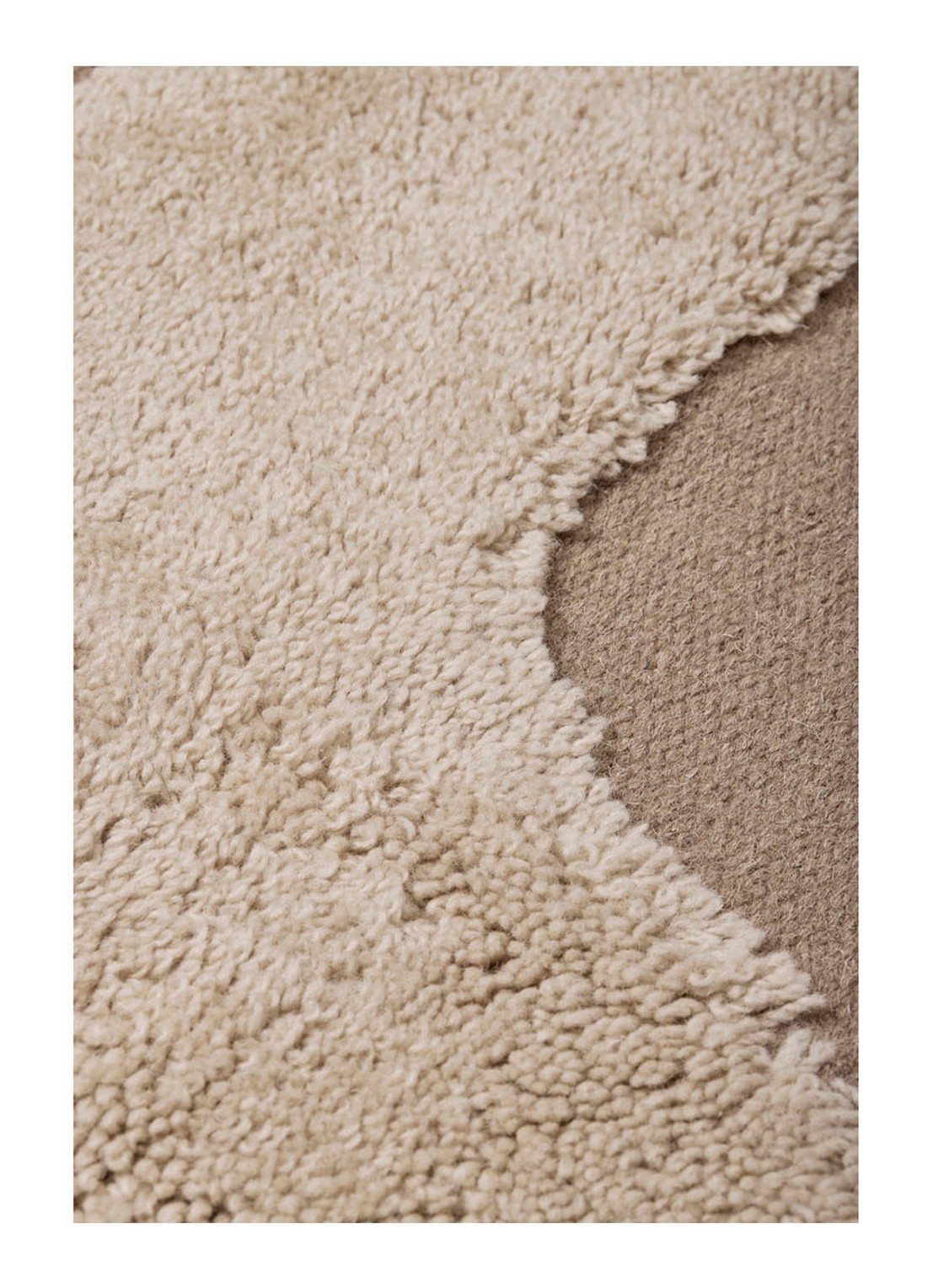 ferm LIVING Alley vloerkleed S 140 x 200 cm - detail 2 lichtbruin