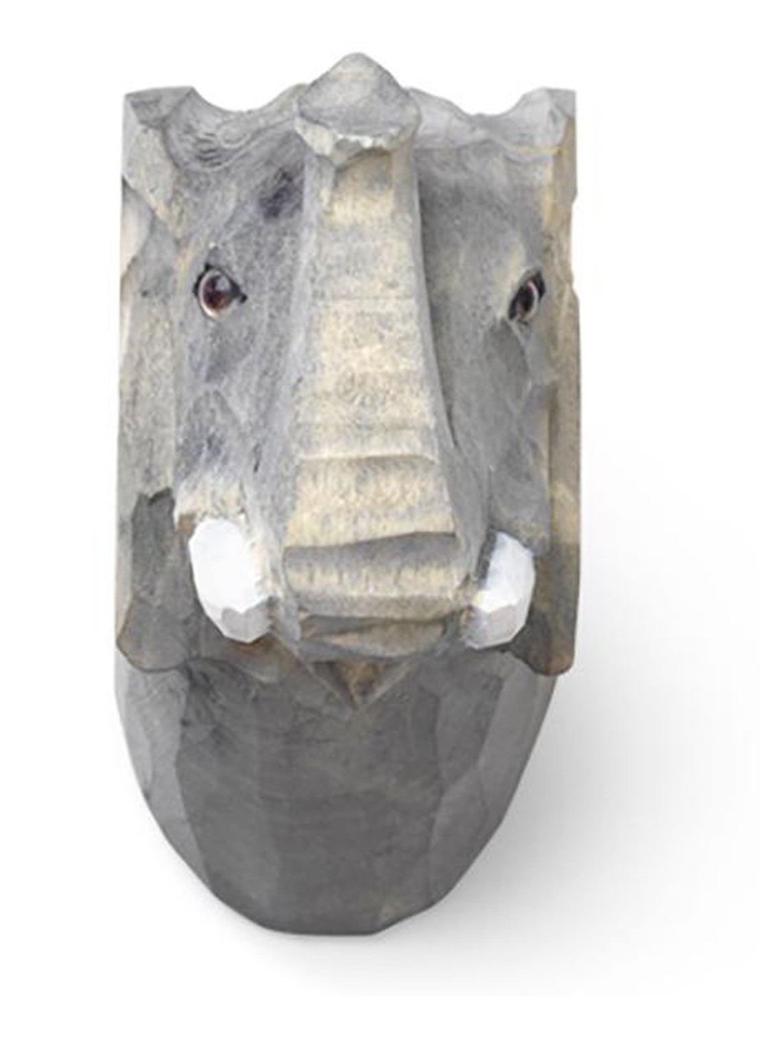ferm LIVING Animal wandhaak 9,5 cm - voorkant grijs