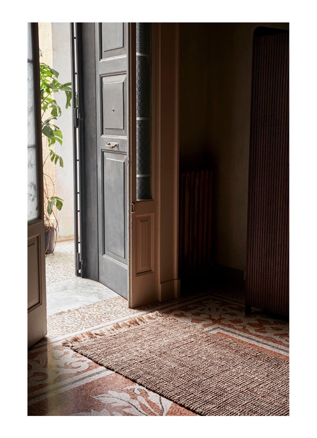 ferm LIVING Athens Runner tapijt 80 x 250 cm - detail 4 bruin