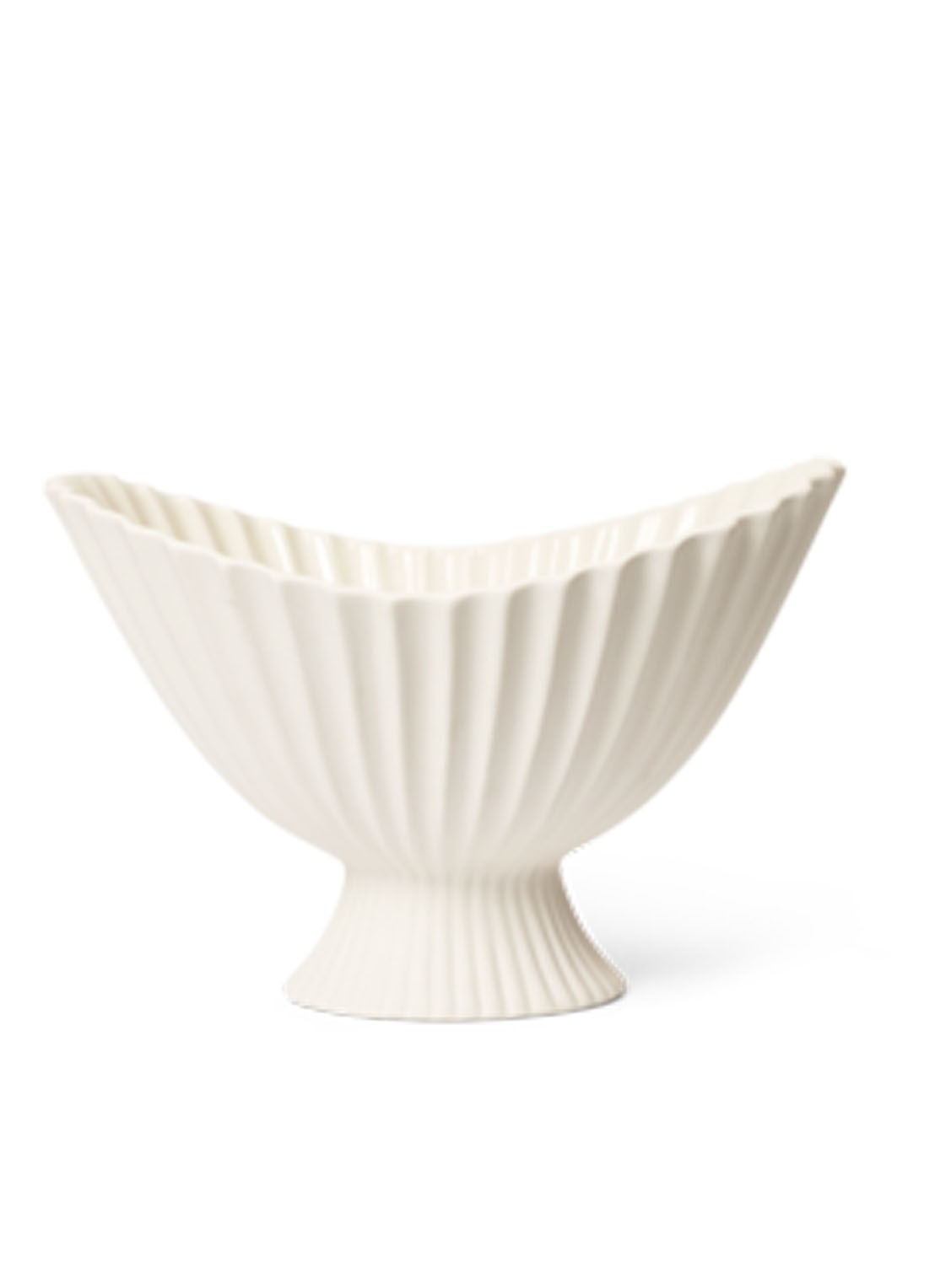 ferm LIVING B28 Fountain schaal  - voorkant gebroken wit