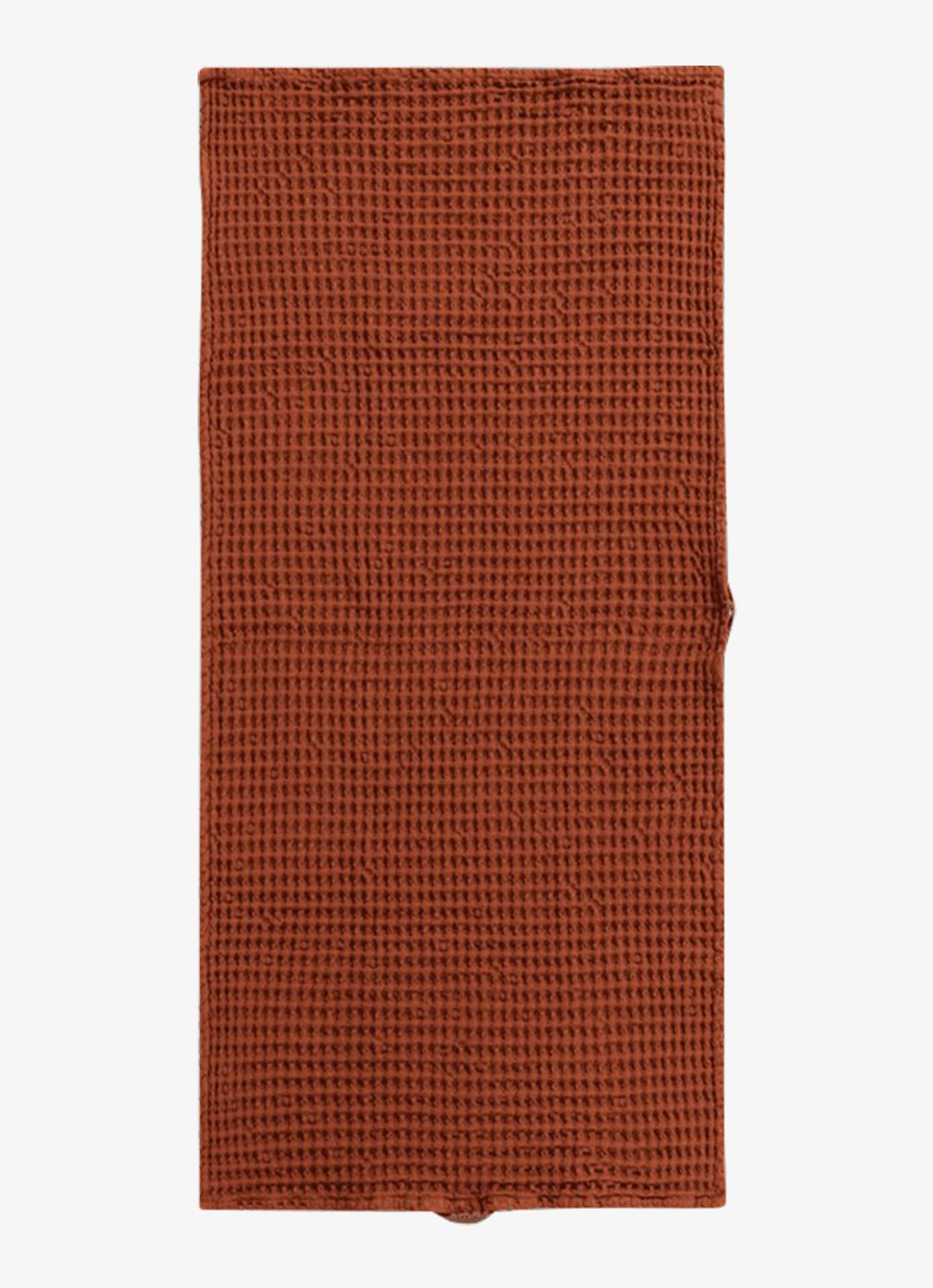 ferm LIVING Badhanddoek 50 x 100 cm - voorkant steenrood