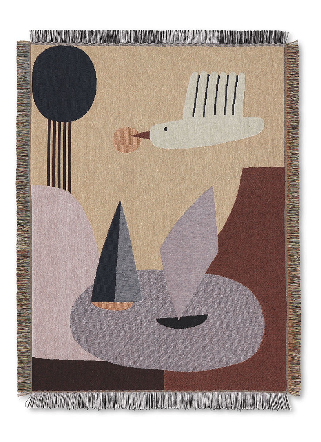 ferm LIVING Bird wandkleed 110 x 80 cm - voorkant undefined
