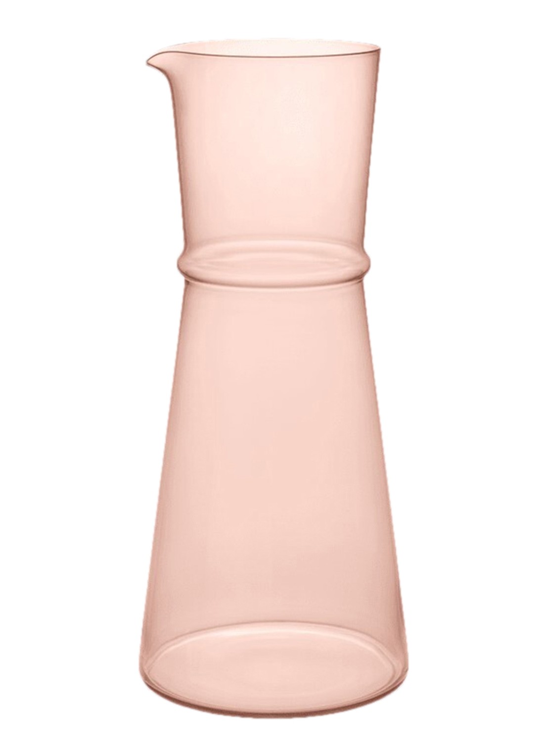 ferm LIVING Boya karaf 1,35 liter - voorkant zalmroze