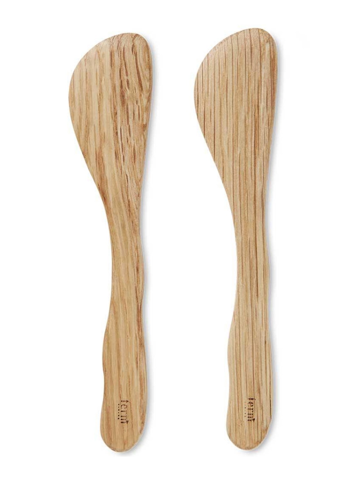 ferm LIVING Cairn botermesje set van 2  - voorkant beige
