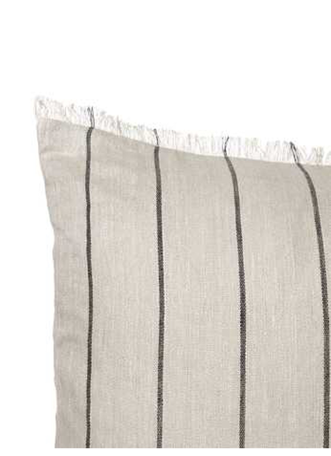 ferm LIVING Calm sierkussen in linnenblend 78 x 78 cm - detail 3 beige