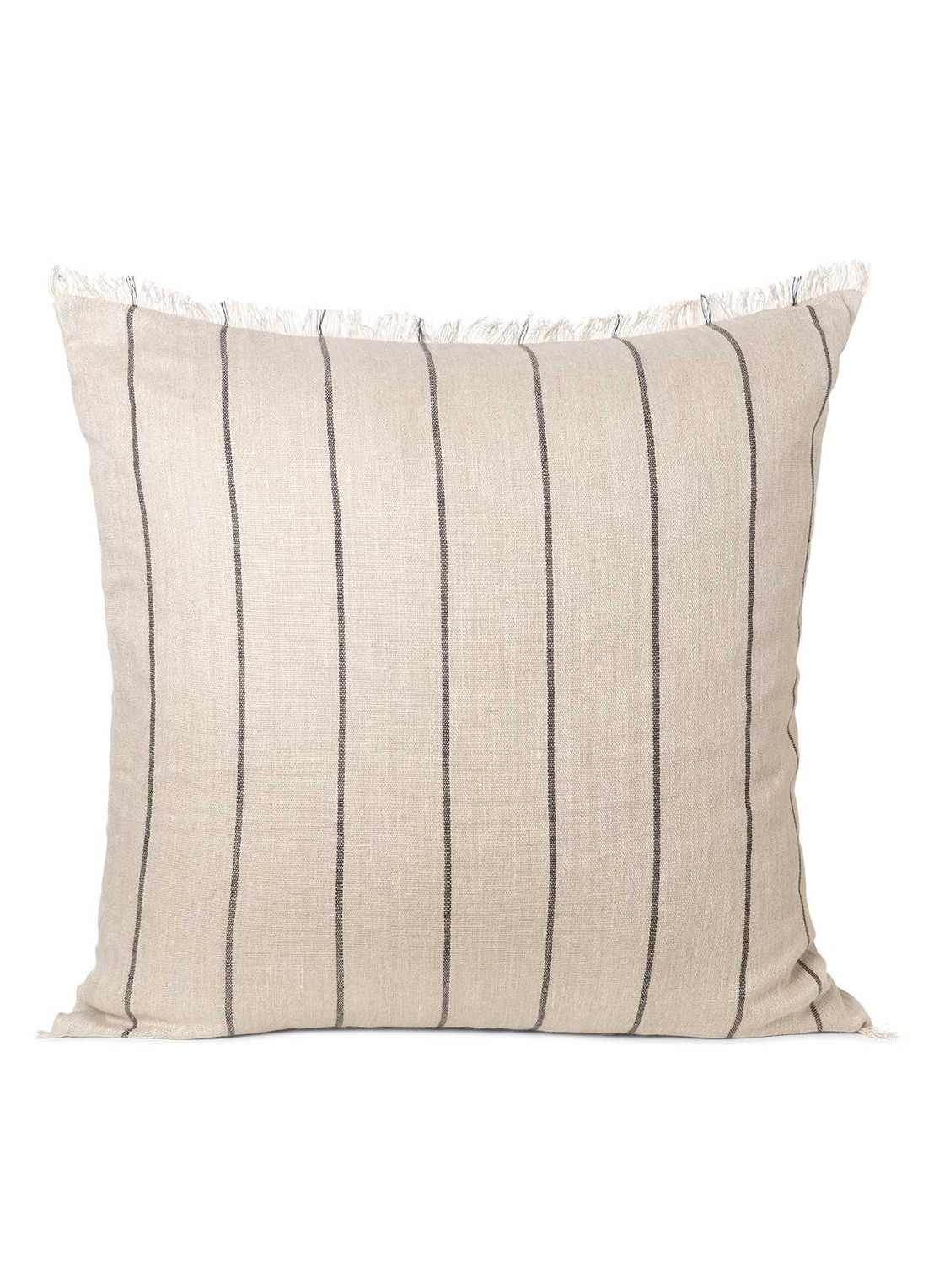 ferm LIVING Calm sierkussen in linnenblend 78 x 78 cm - detail 4 beige