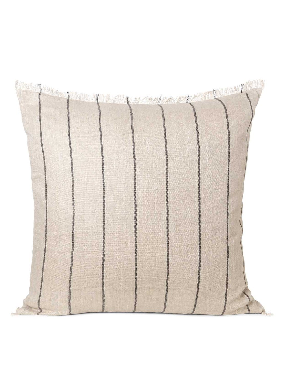 ferm LIVING Calm sierkussen in linnenblend 78 x 78 cm - voorkant 5 beige