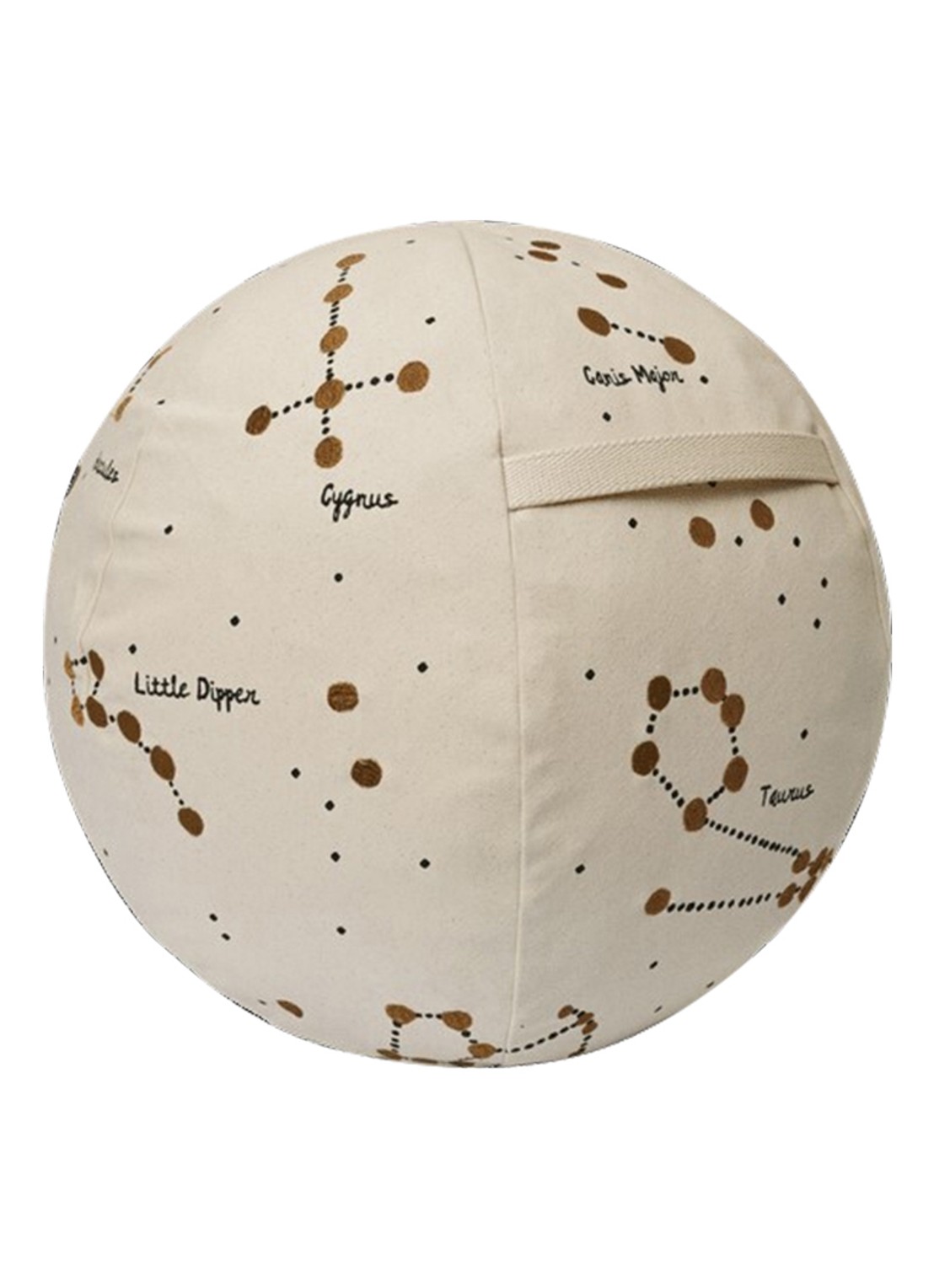 ferm LIVING Constellation poef Ø50 cm - voorkant naturel