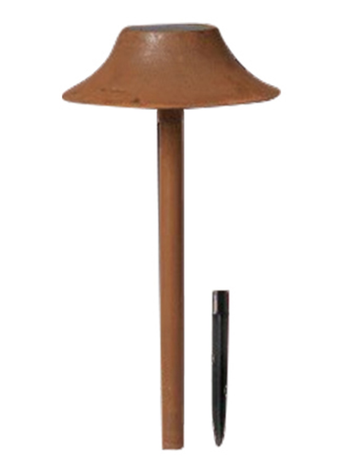 ferm LIVING Cortivo tuinverlichting 46 cm - voorkant roestbruin