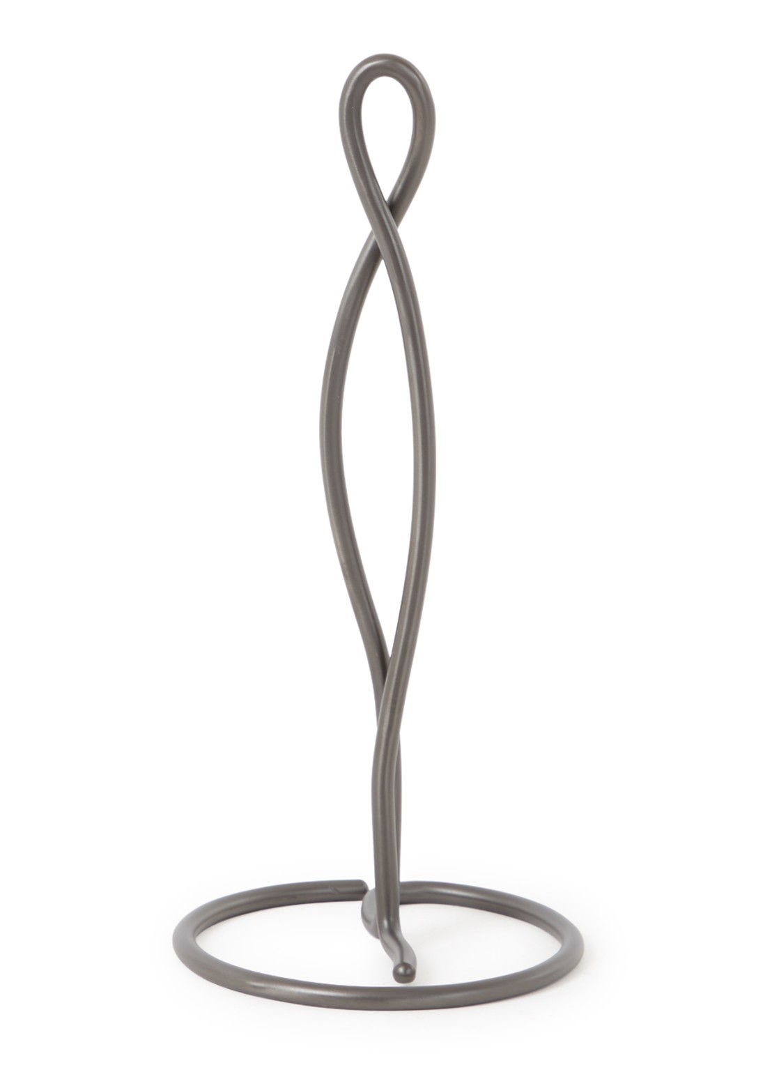ferm LIVING Curvature keukenrolhouder 30,5 cm - voorkant 3 zwart