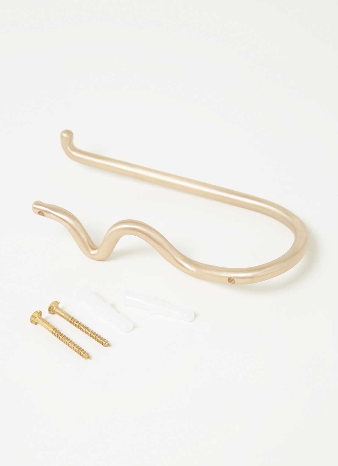 ferm LIVING Curvature WC-rolhouder - detail 3 goud