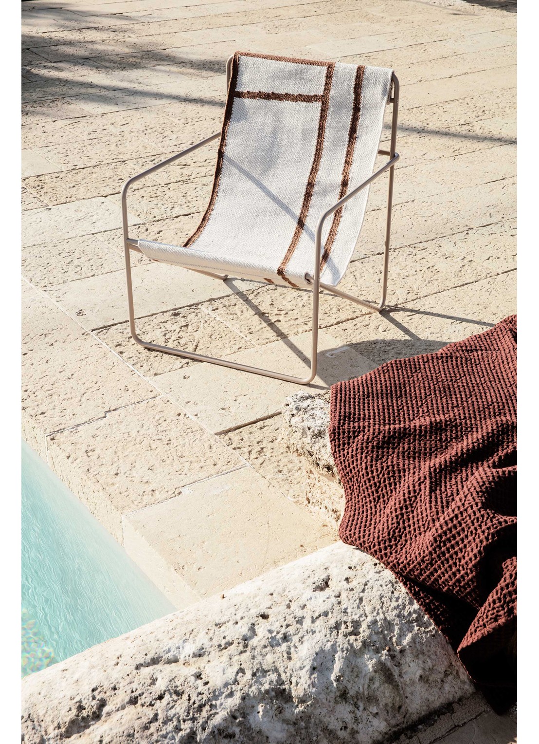 ferm LIVING Desert fauteuil onderstel  - detail 5 beige