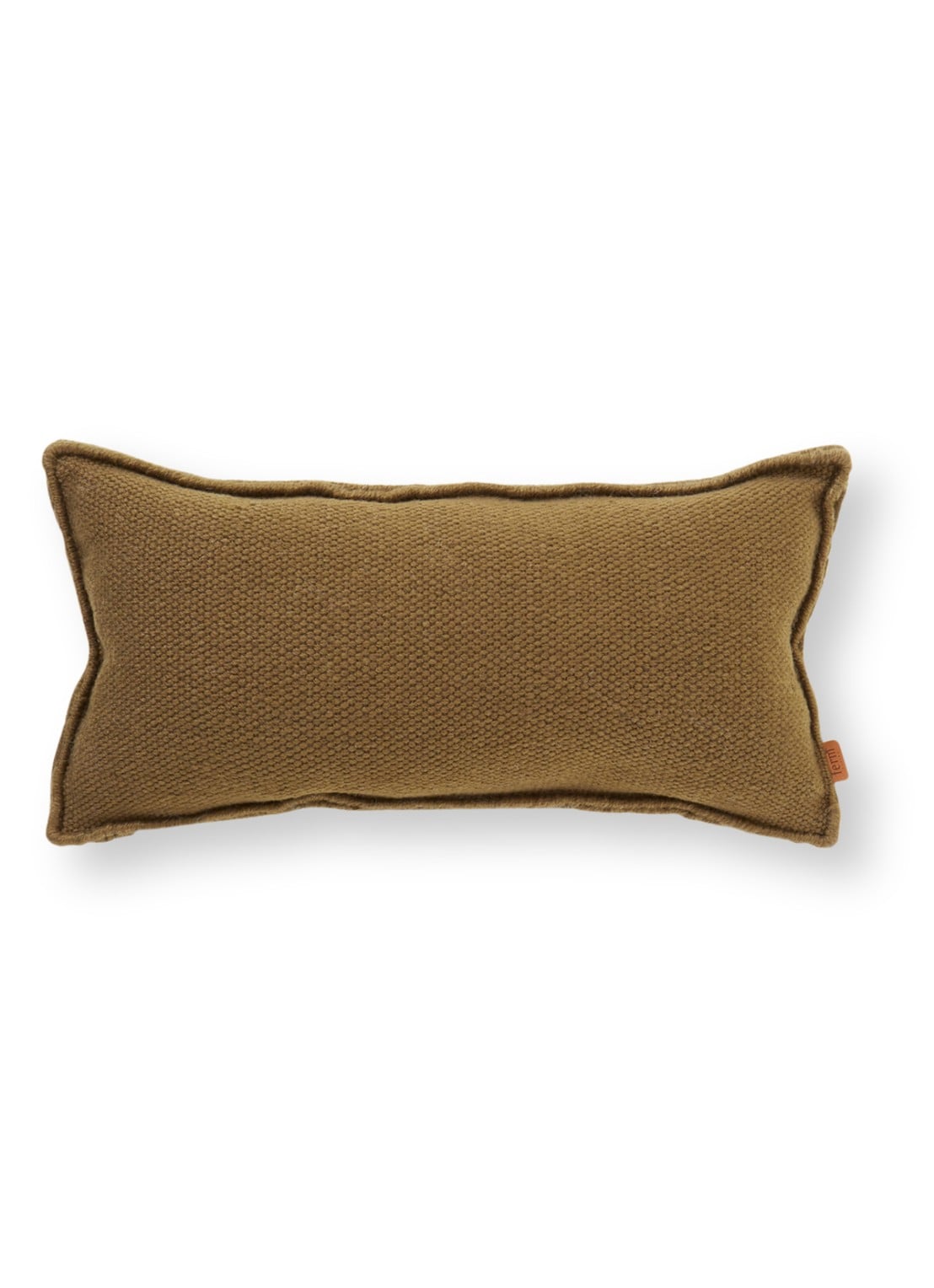 ferm LIVING Desert sierkussen 28 x 53 cm - voorkant 2 mosgroen
