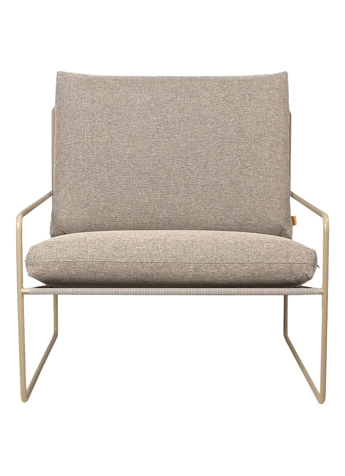 ferm LIVING Desert sierkussenhoes 66,5 x 85 cm set van 2 - voorkant zand