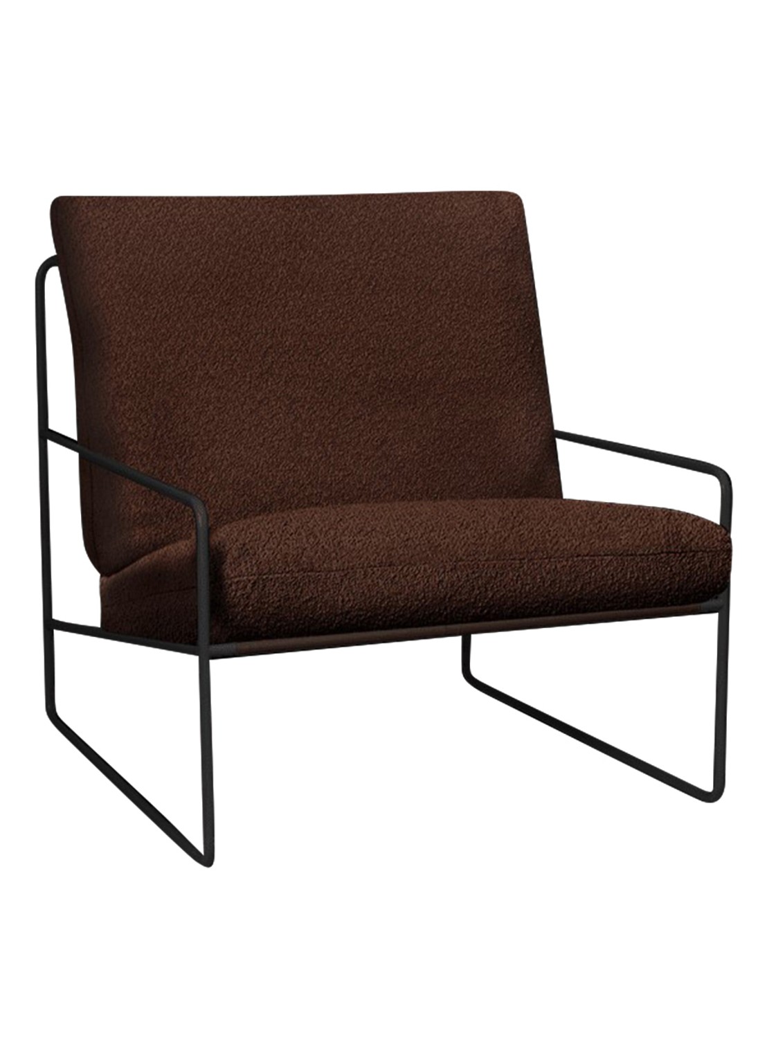 ferm LIVING Desert tuinbank - voorkant zwart