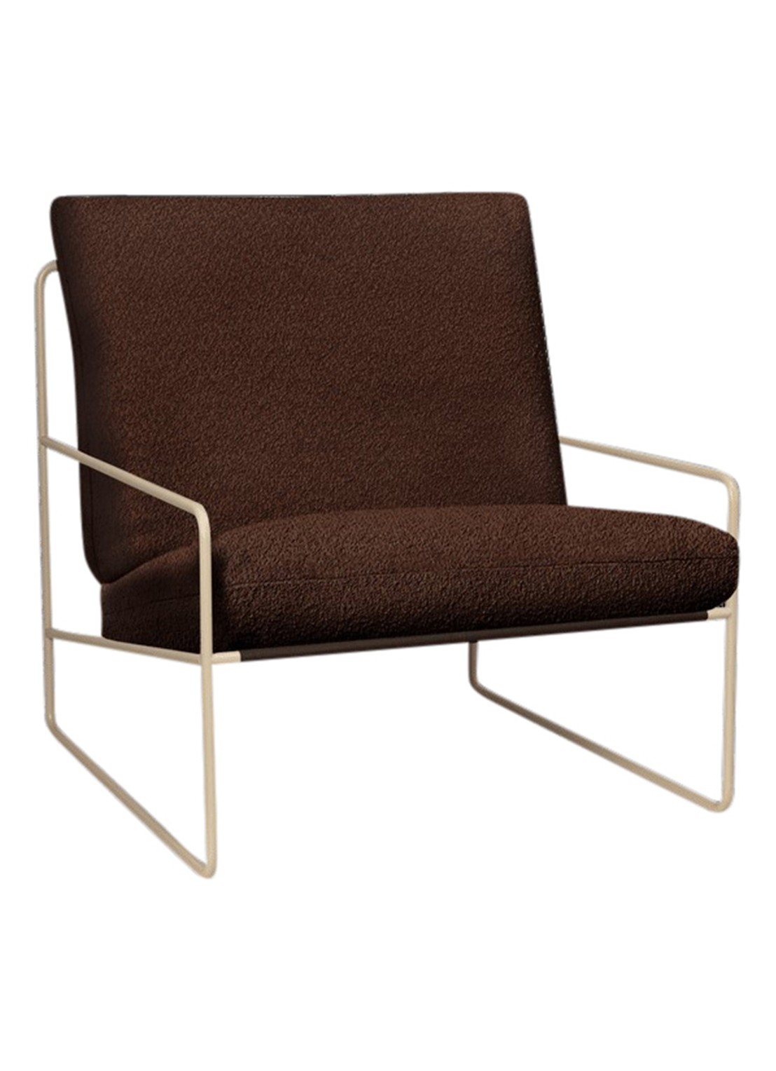 ferm LIVING Desert tuinbank - voorkant bruin