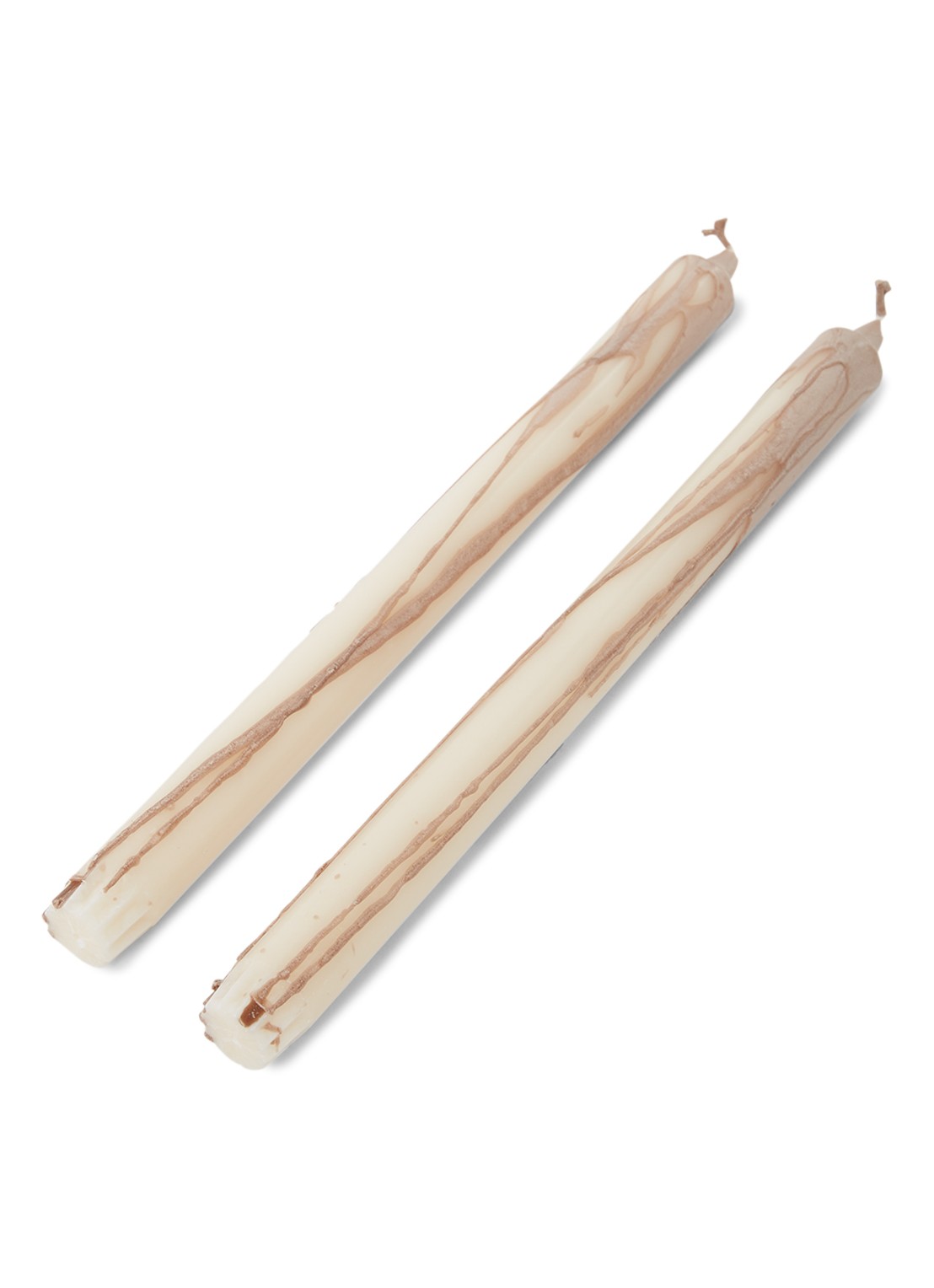 ferm LIVING Dryp kaars set van 2 - voorkant oudroze