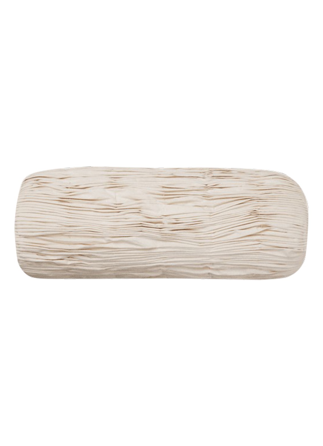 ferm LIVING Falda rolkussen 60 cm - voorkant beige