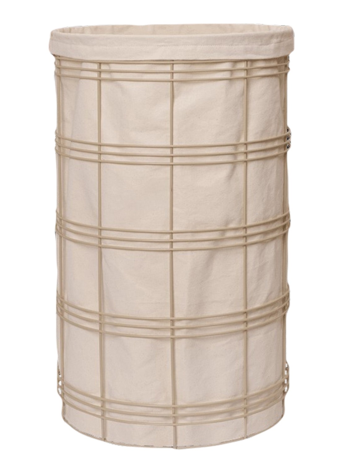 ferm LIVING Fio wasmand 70,5 cm - voorkant beige