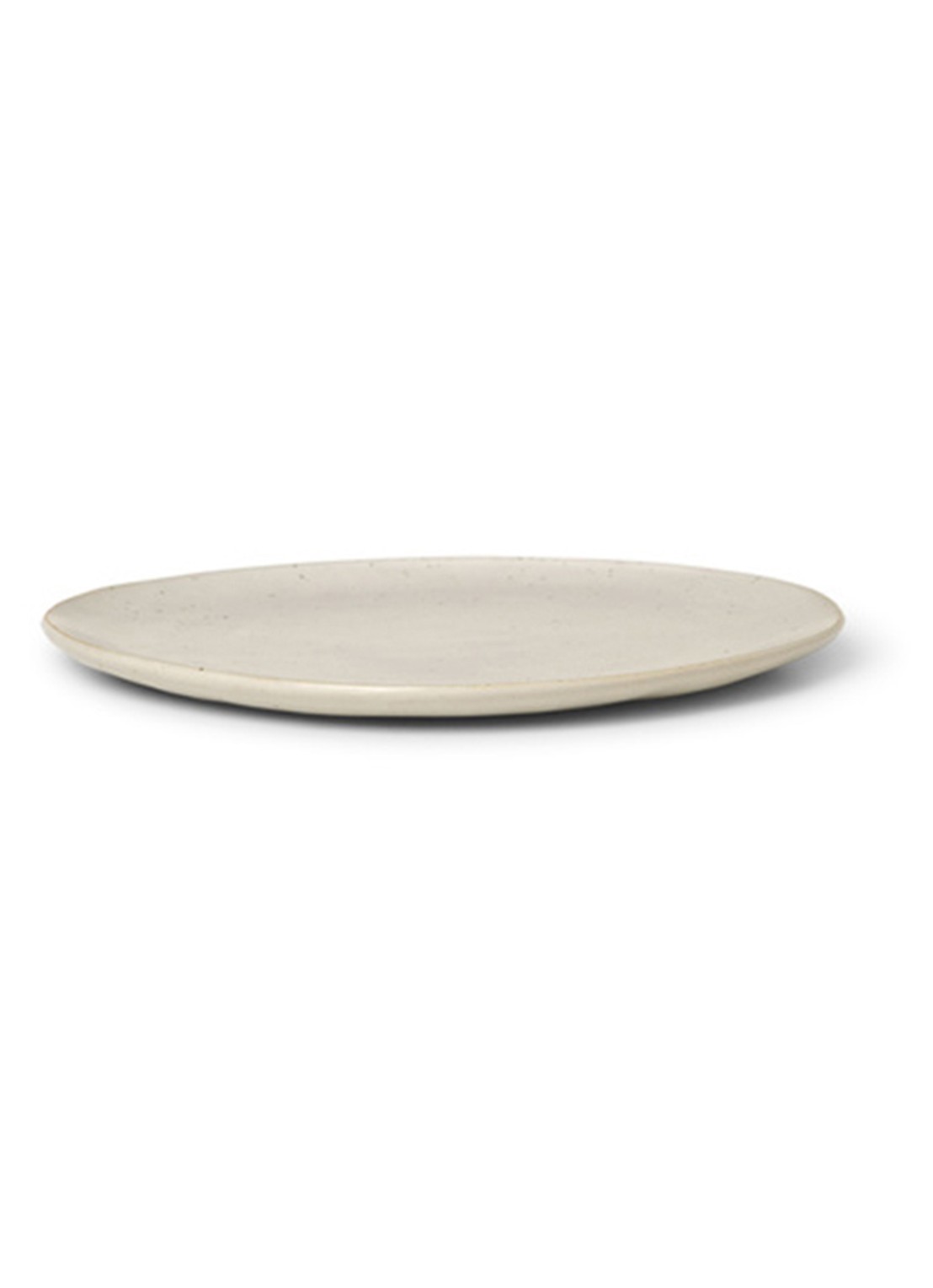 ferm LIVING Flow ontbijtbord 22 cm - voorkant wit