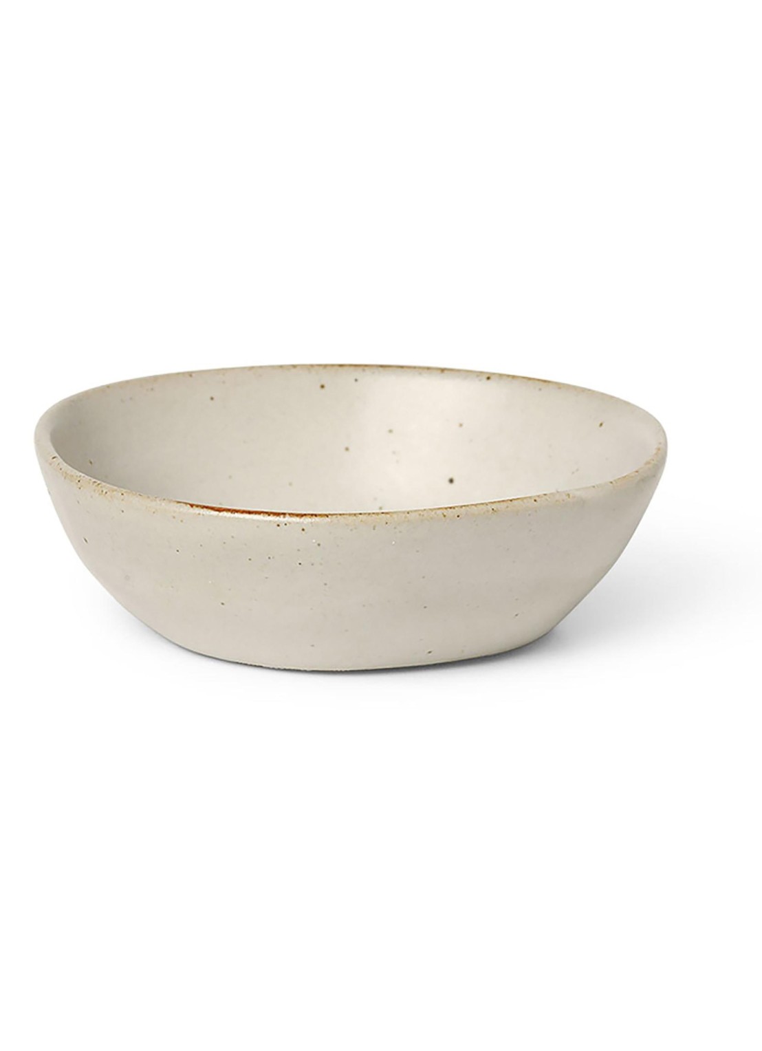 ferm LIVING Flow schaal small Ø9 cm - voorkant creme