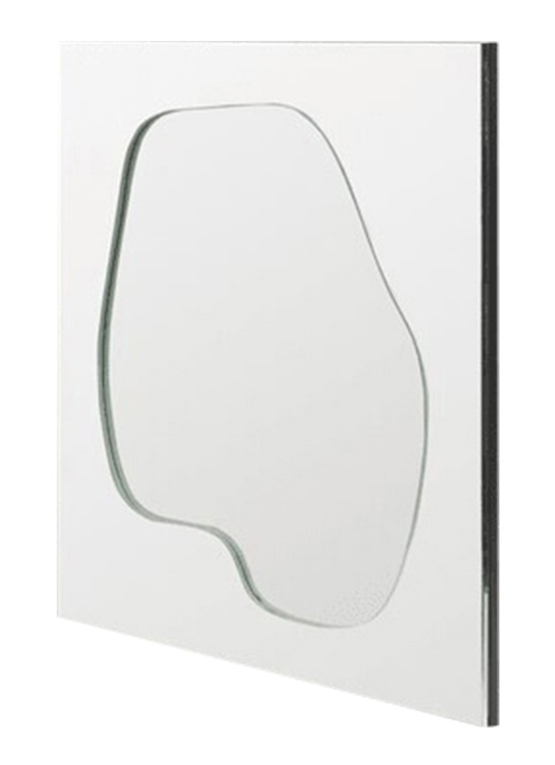 ferm LIVING Folia wandspiegel 45 x 45 cm - detail 3 zilver