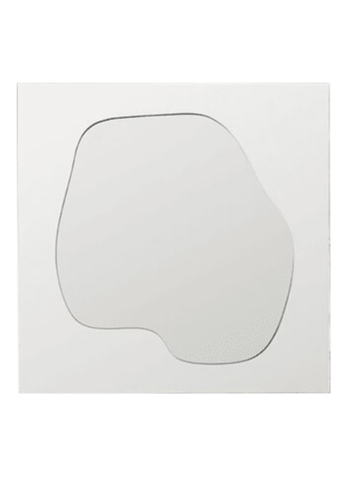 ferm LIVING Folia wandspiegel 45 x 45 cm - voorkant zilver