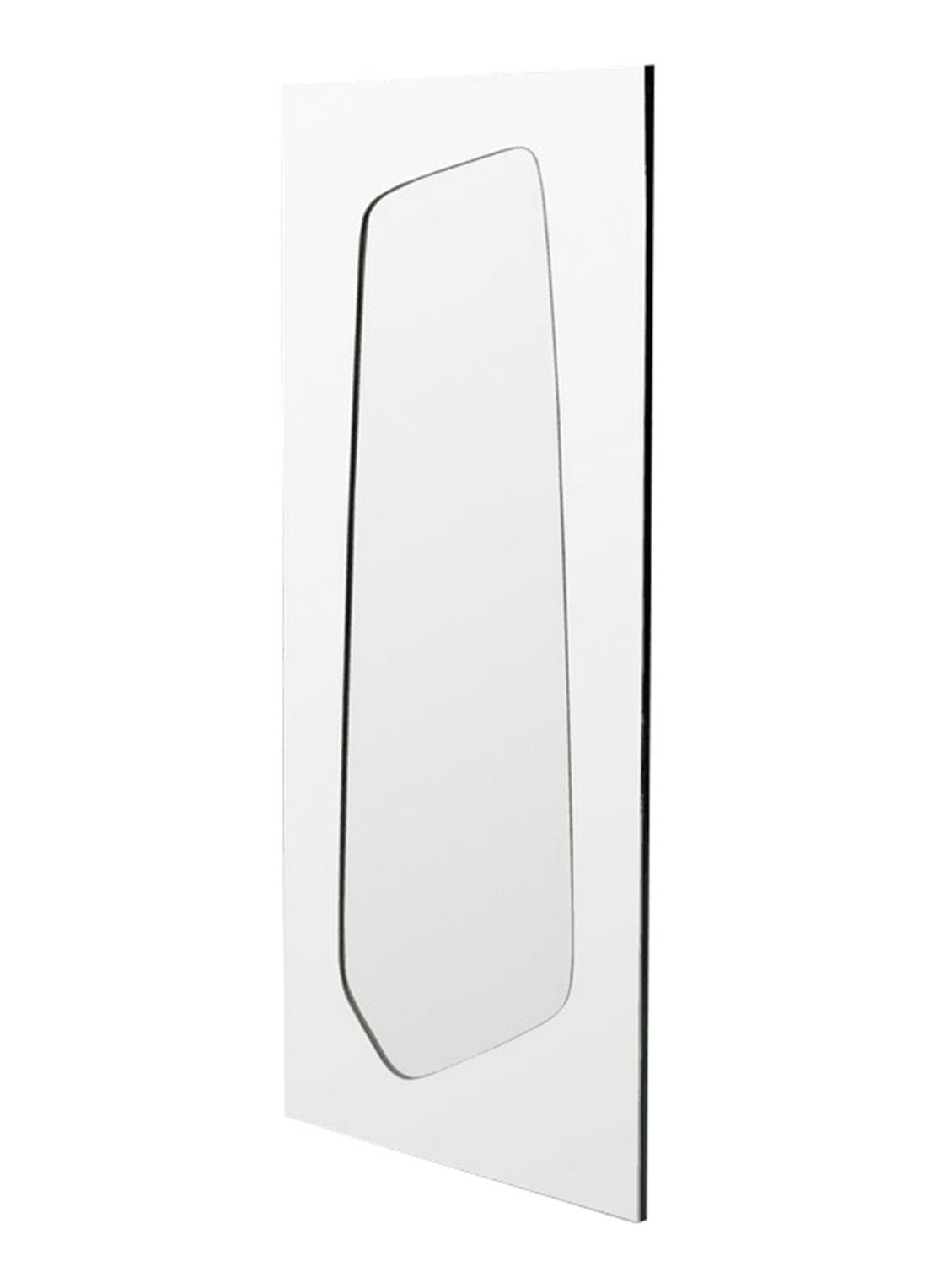 ferm LIVING Folia wandspiegel 55 x 135 cm - detail 3 zilver