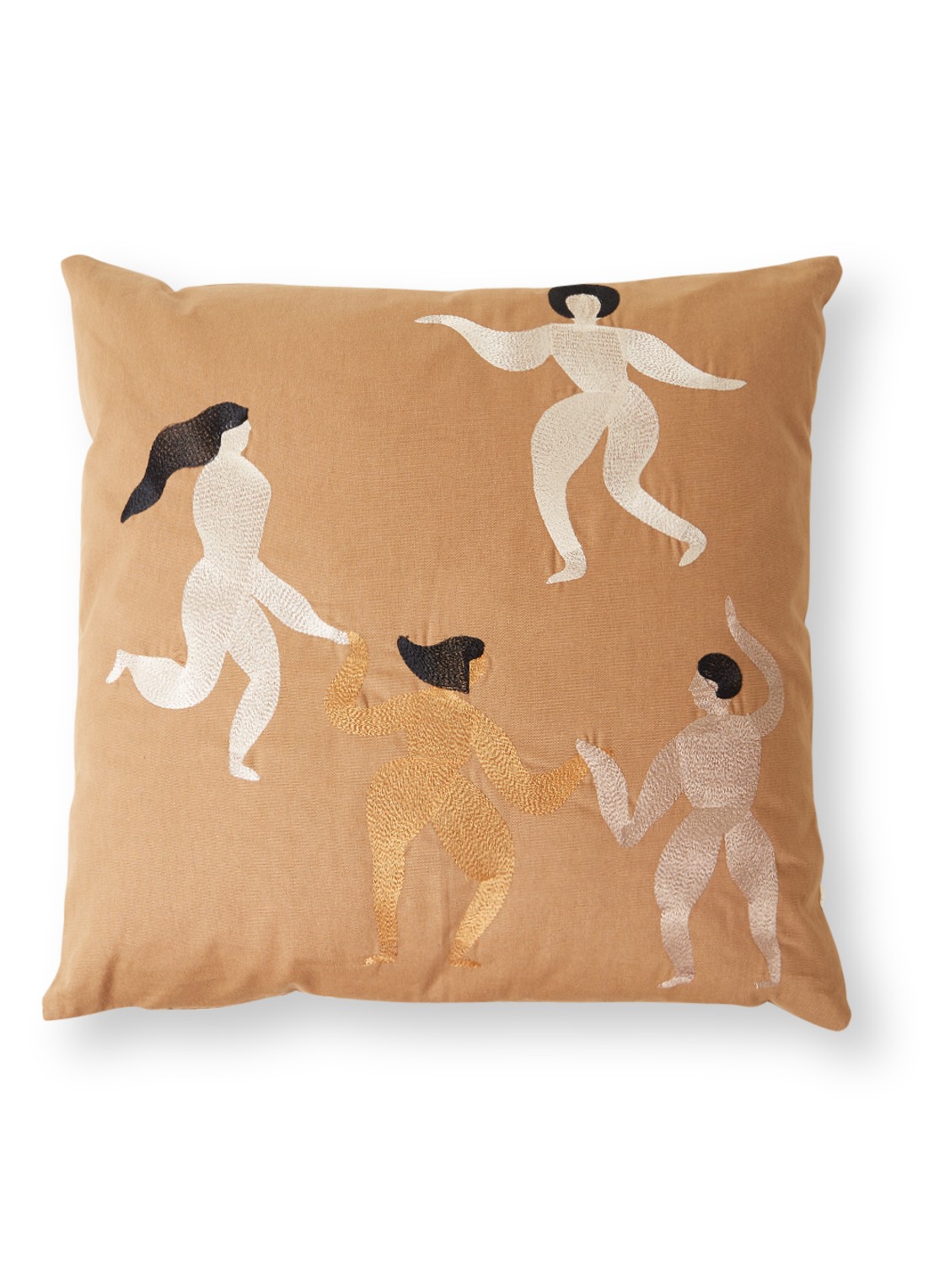 ferm LIVING Free sierkussen 50 x 50 cm - voorkant bruin