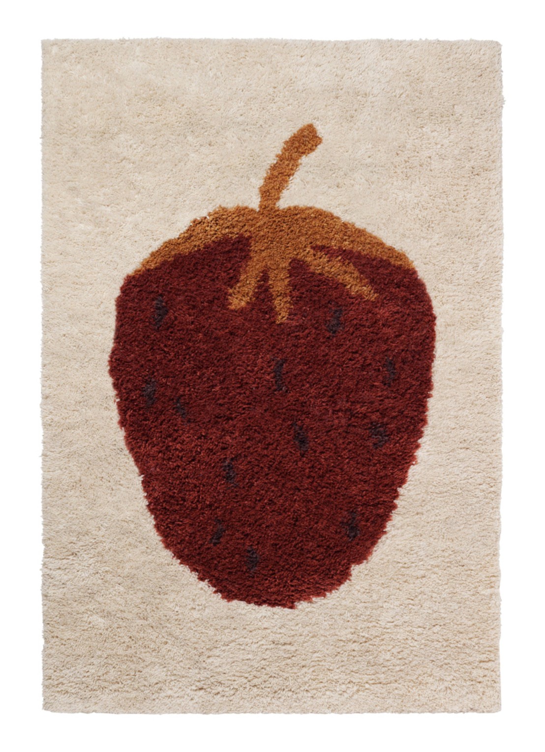 ferm LIVING Fruiticana Tufted vloerkleed 180 x 120 cm - voorkant multicolor